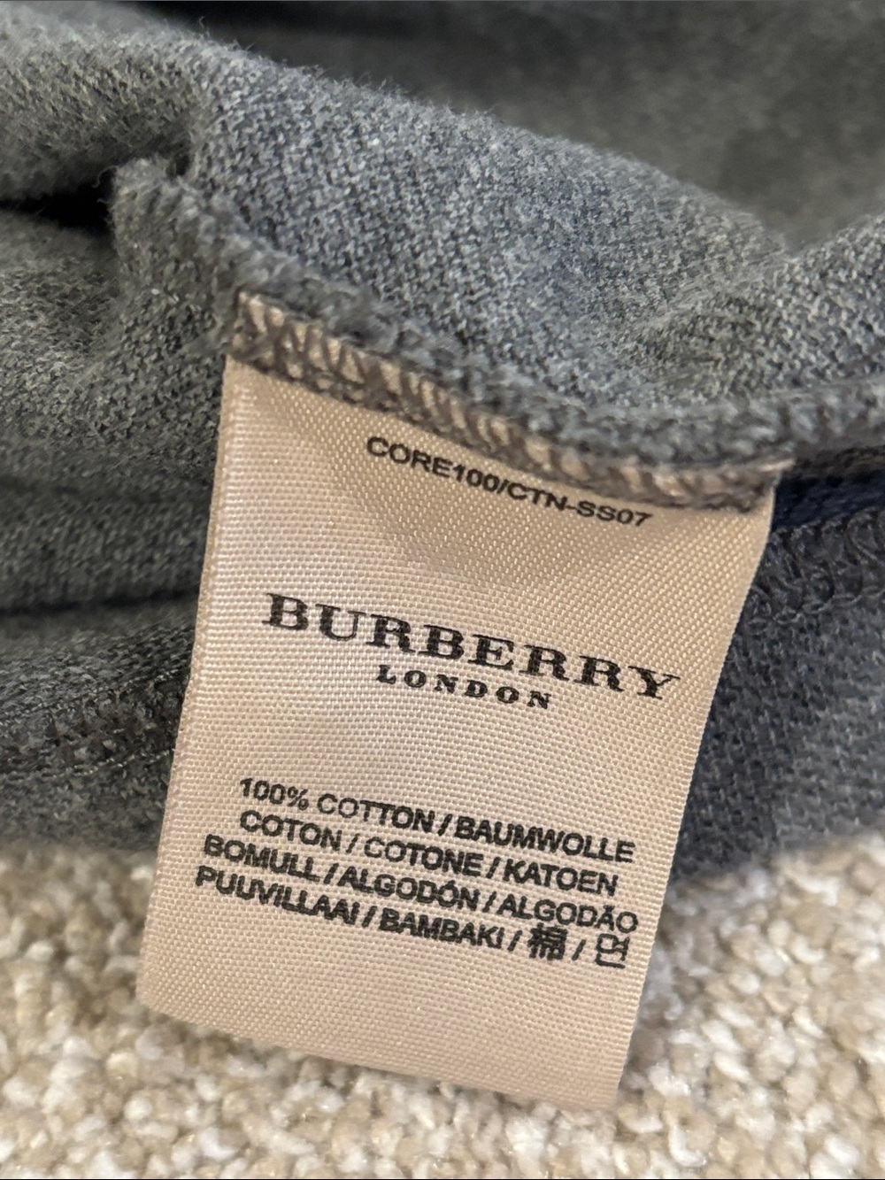 Burberry men’s polo shirt XL - Picture 6 of 6